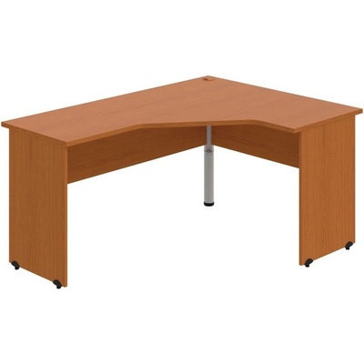 OFFICE PRO s.r.o. HOBIS kancelársky stôl pracovný tvarový, ergo ľavý - GEV 60 L, čerešňa