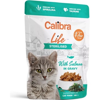 Calibra Cat Life Sterilised Salmon в сос 85 г