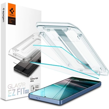 Spigen Glas. tR EZ Fit Tempered Glass 2 Pack - 2 броя стъклени защитни покрития за дисплея на Samsung Galaxy S25 Ultra (прозрачен)