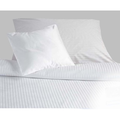 Dadka povlečení atlas grádl bílý proužek 0,4cm 220x220 2x70x90 – Zboží Mobilmania