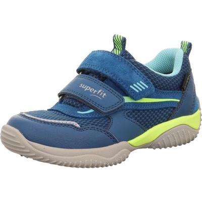 Superfit chlapčenské celoročné topánky Storm s membránou Goretex 1-006386-8040 modro-žltej