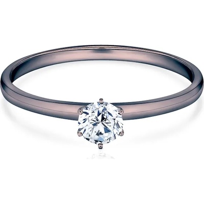 SAVICKI Годежен пръстен savicki: черно злато, диамант