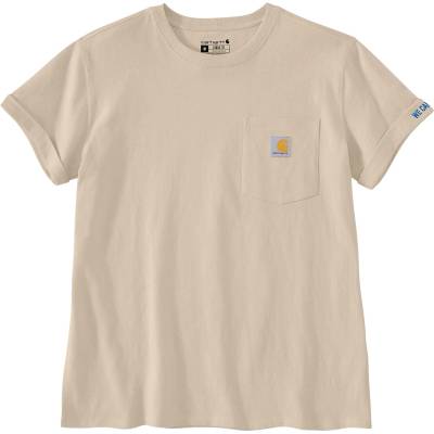 Carhartt Дамска тениска Carhartt Women's Dearborn Loose Rosie T-shirt - Oat Milk - размер XS (916-6677-0211)