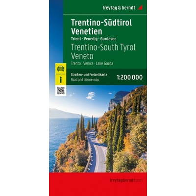 Trentino-Jižní Tyrolsko - Benátsko 1:200 000 / automapa