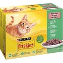 Friskies multipack s hovädzím kuraťom tuniakom treskou v šťave 12 x 85 g
