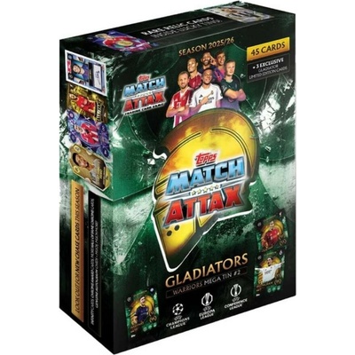 Topps 2025/26 Match Attax Gladiators Warriors Mega Tin