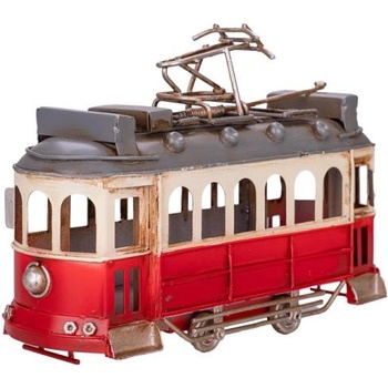 Mikro Червен трамвай 16, 5см метал