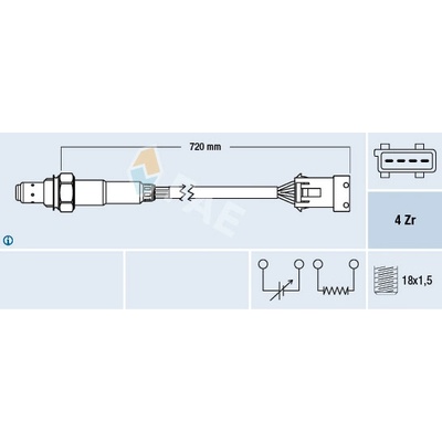 Lambda sonda FAE 77280