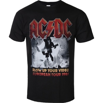 NNM Мъжка тениска AC/DC - European Tour 1988 - Black - 51437700