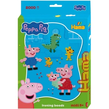 Hama Midi Hanging Box Peppa Pig + Little Sister (387976)