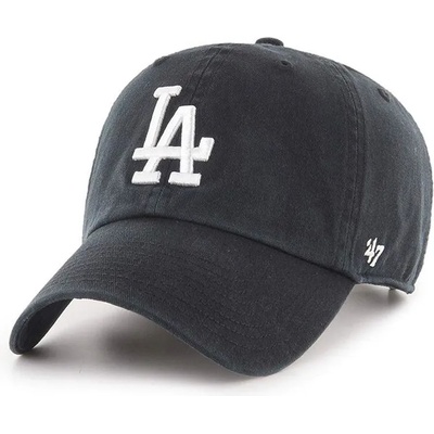 47 brand Шапка с козирка 47 brand MLB Los Angeles Dodgers в черно с апликация B-RGW12GWS-BKJ (B.RGW12GWS.BKJ)