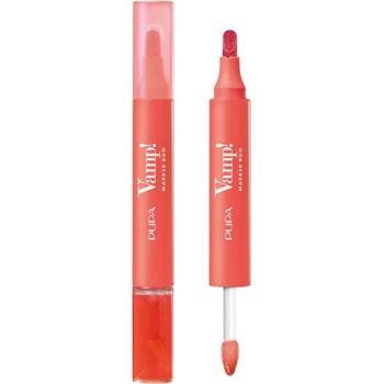 PUPA Pupa Vamp! Молив и гланц за устни 2 в 1, 009 Jelly Coral, 4 ml