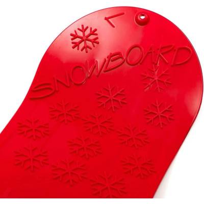 Baby Mix kluzák SNOWBOARD 72 cm Červená