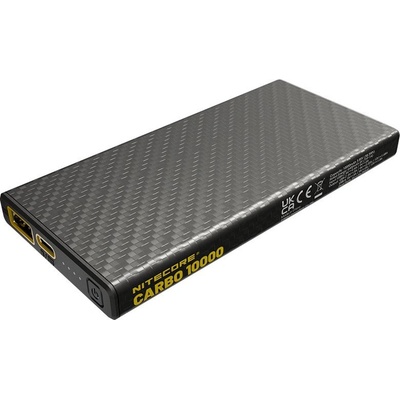 NITECORE Carbo 10000 mAh Power Bank Черно (CARBO10000) (CARBO10000)