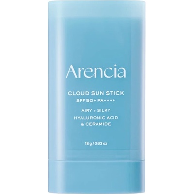 Arencia Cloud Sun Stick SPF50+ PA++++ - Хидратиращ Слънцезащитен Стик 18g
