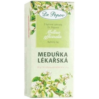 Dr. Popov Meduňka lékařská nať 30 g – Zbozi.Blesk.cz