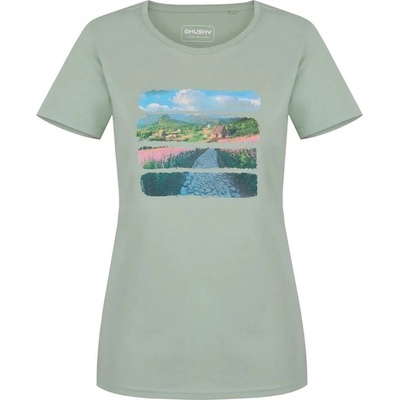Husky Dámske bavlnené tričko Tee Flo light green