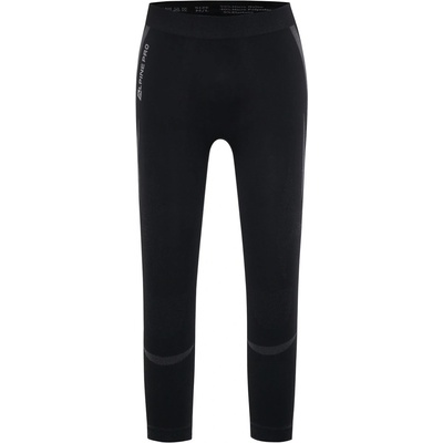 ALPINE PRO PINEIOS 2 Pánske spodné 3/4 nohavice MUNK028990 čierna