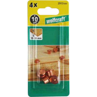 WOLFCRAFT - Váleček centrovací Fix D10mm, 4ks