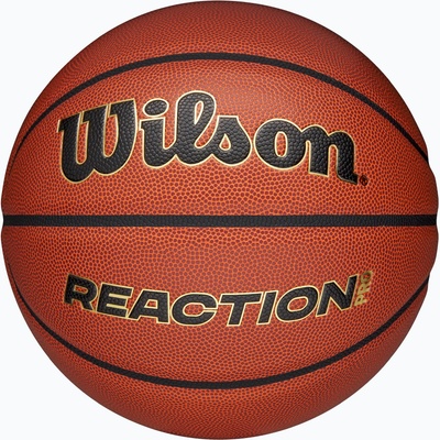 Wilson Баскетболна топка Wilson Reaction Pro brown/gold размер 7