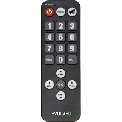 Diaľkový ovládač Evolveo Alpha T2 a Omega II REP 3055/3065 seniorský