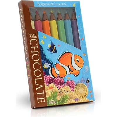 Severka čokopastelky rybičky mléčná a bílá čokoláda 100 g – Zboží Dáma