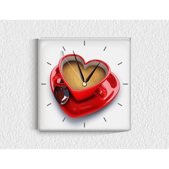 Image 1 of Стъклен стенен часовник 017