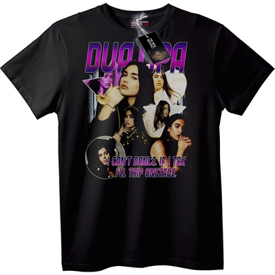 NOONEBRAND Тениска Dua Lipa Цитат - 7XL, White