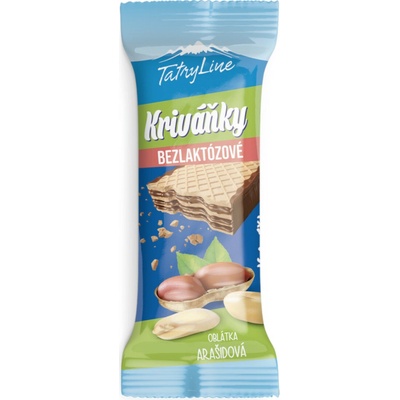TatryLine Kriváňky oplatka arašídová bez laktózy 50 g