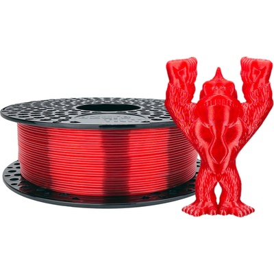 AzureFilm PETG - červená transparentná 1,75 mm