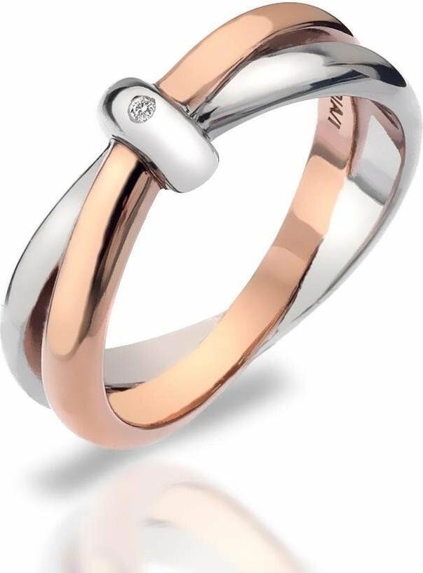 Hot Diamonds prsteň Eternity Interlocking DR112