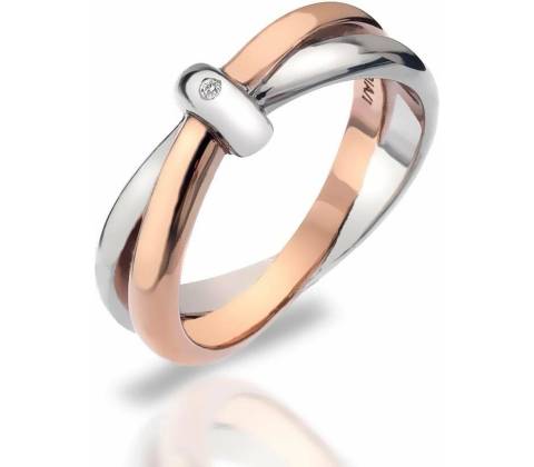 Hot Diamonds prsteň Eternity Interlocking DR112