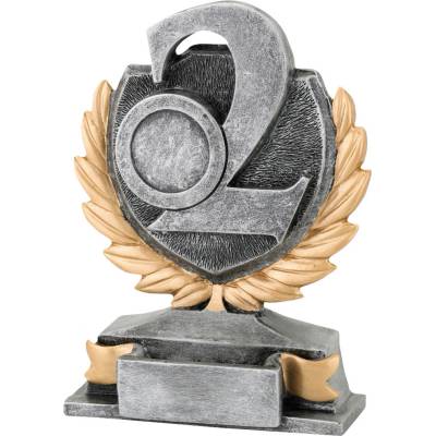 Plaketa číslo 13 cm Stříbrná