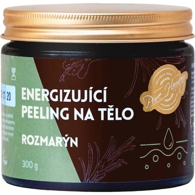 Pure Harmony energizujúci peeling na telo v skle rozmarín 300 g