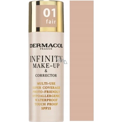 Dermacol Infinity make-up&korektor č.01 fair 20 g