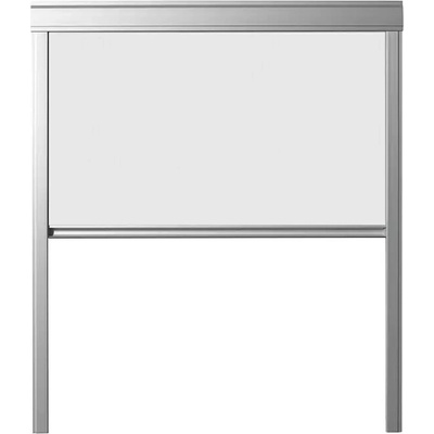 German Zatemňovací roleta DUA pro střešní okno 78 x 140 cm polyesterová tkanina hliník bílá