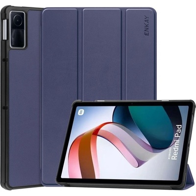 Enkay 51222 Leather Xiaomi Redmi Pad tmavomodrý