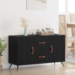 vidaXL Служебен шкаф Черния дъб 100 x 36 x 60 см Инженерна дървесина (882453)
