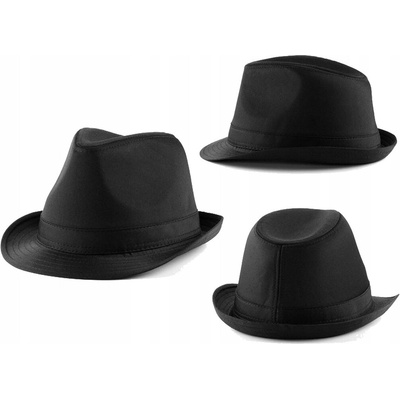 Beechfield klobúk fedora čierny
