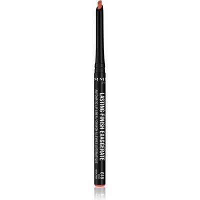 Rimmel Lasting Finish Exaggerate automatická ceruzka na pery 018 Rose Addiction 0,25 g