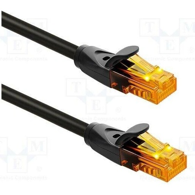 Qoltec 54563 Patch U/UTP Cat 6 RJ45 vidlice z obou stran lanko CCA