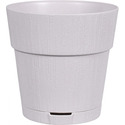 Stefanplast Samozavlažovací květináč Ethica bílý 30 cm