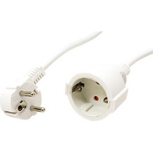 Value Kabel síťový prodlužovací 230V, DE, CEE 7/7(M) - CEE 7/3(F), 3m, bílý - 19.99.1176