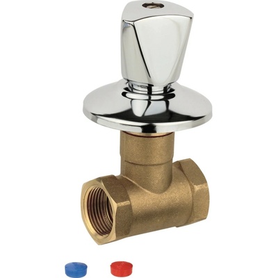 Kirchhoff zapuštěný ventil s rozetou chrom 18,7 mm (1/2 vnitřní závit)