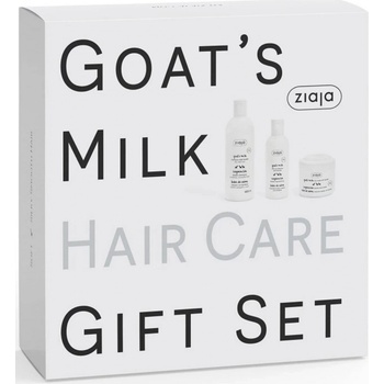Ziaja Goat´s Milk Hair Care šampon na vlasy 400 ml + kondicionér na vlasy 200 ml + maska na vlasy 200 ml + kosmetická sada pro ženy