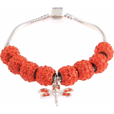 Bando náramok Crystal K982 viacfarebný oranžová