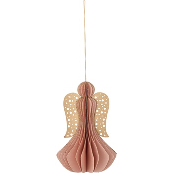 Bloomingville Ingi коледна украса, ангел, розова (82068523)