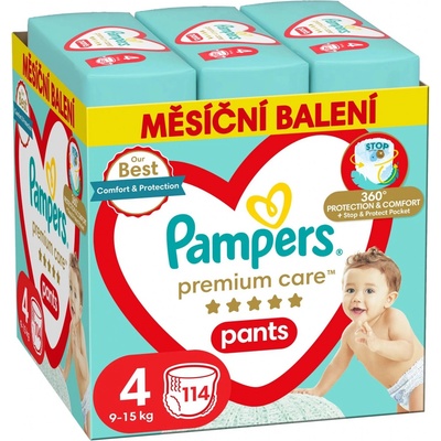 PAMPERS Premium care pants 4 114 ks