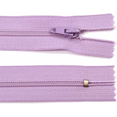 Spirálový zip no.3 nerozepínací 25cm - více barev color: 566 lila fialová
