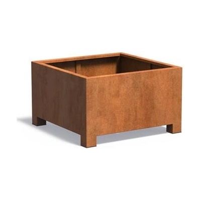 Ella Doris Mary Kvetináč 100x100x60cmoranžovo hnedý corten